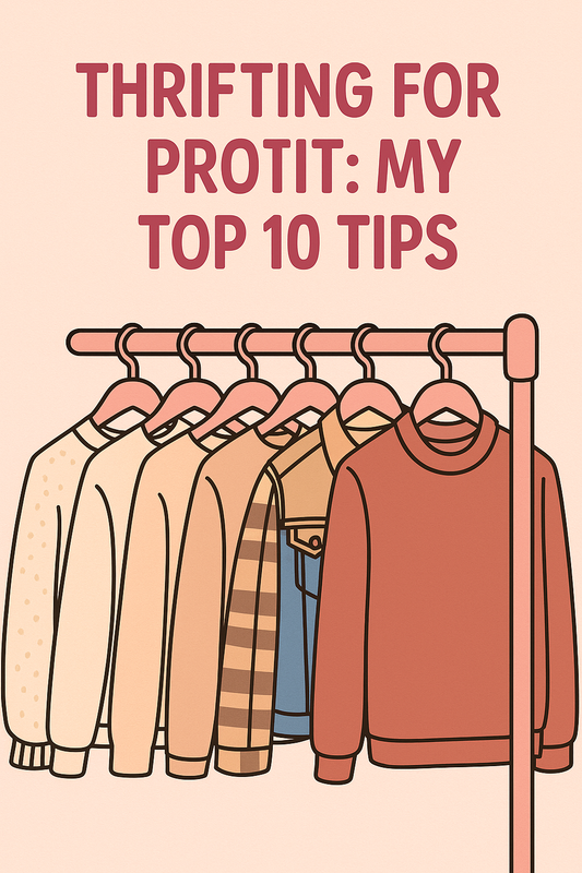 Beginner’s Guide to Thrifting for Profit: My Top 10 Tips