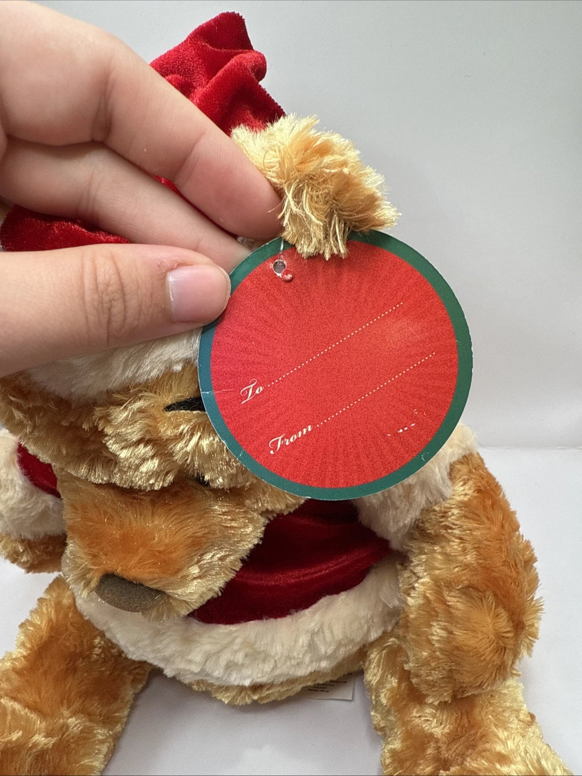 DISNEY STORE ORIGINAL CHRISTMAS POOH BEAR PLUSH STUFFED ANIMAL TRADITIONS W/ TAG