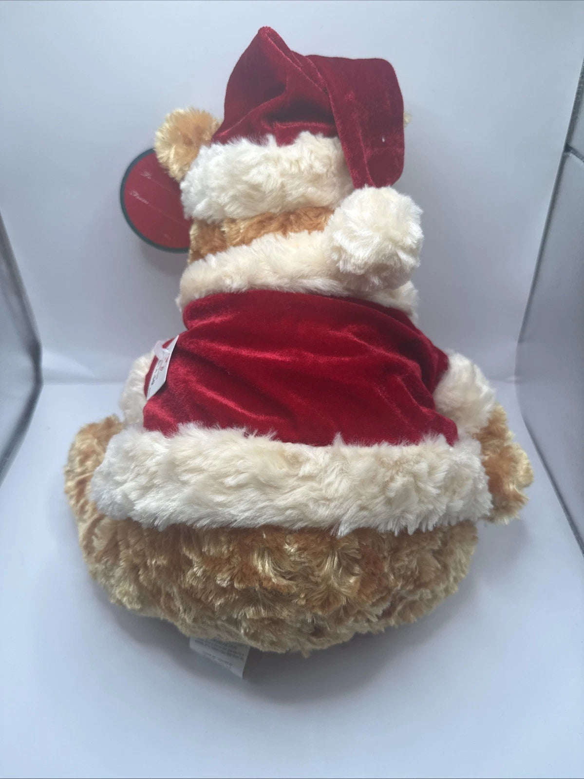 DISNEY STORE ORIGINAL CHRISTMAS POOH BEAR PLUSH STUFFED ANIMAL TRADITIONS W/ TAG