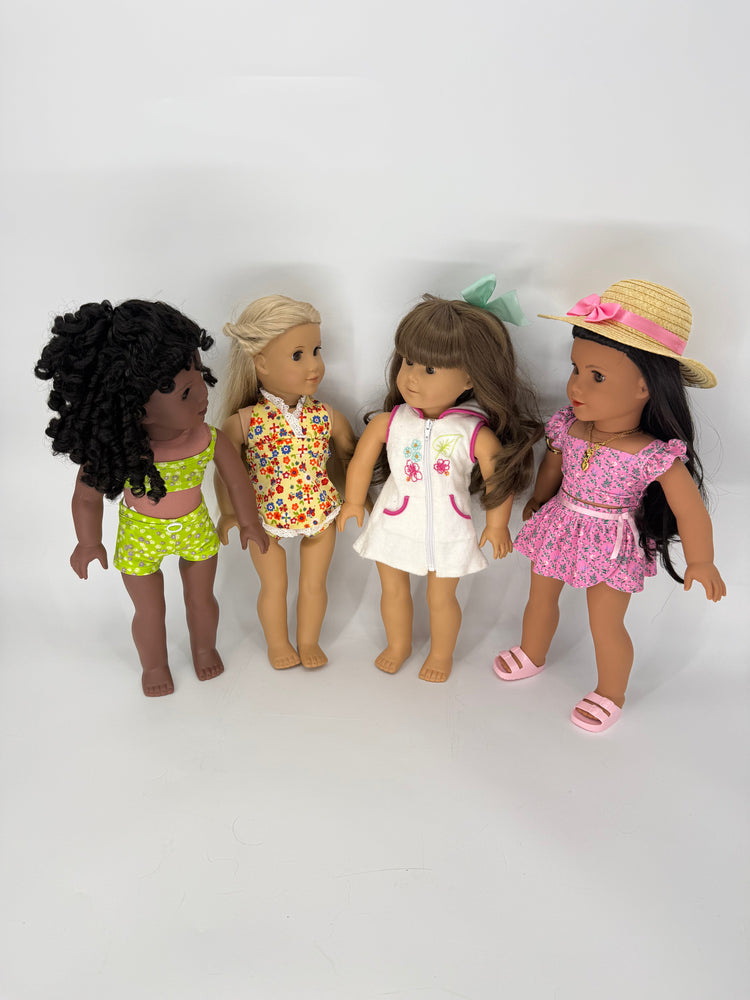 AG dolls looking at each other 
