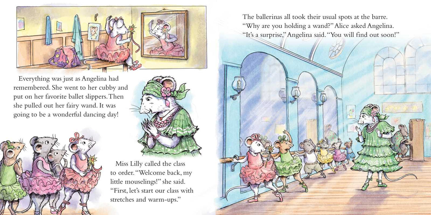 Angelina Ballerina at Ballet School by Katharine Holabird: Paperback; 24 pages / English