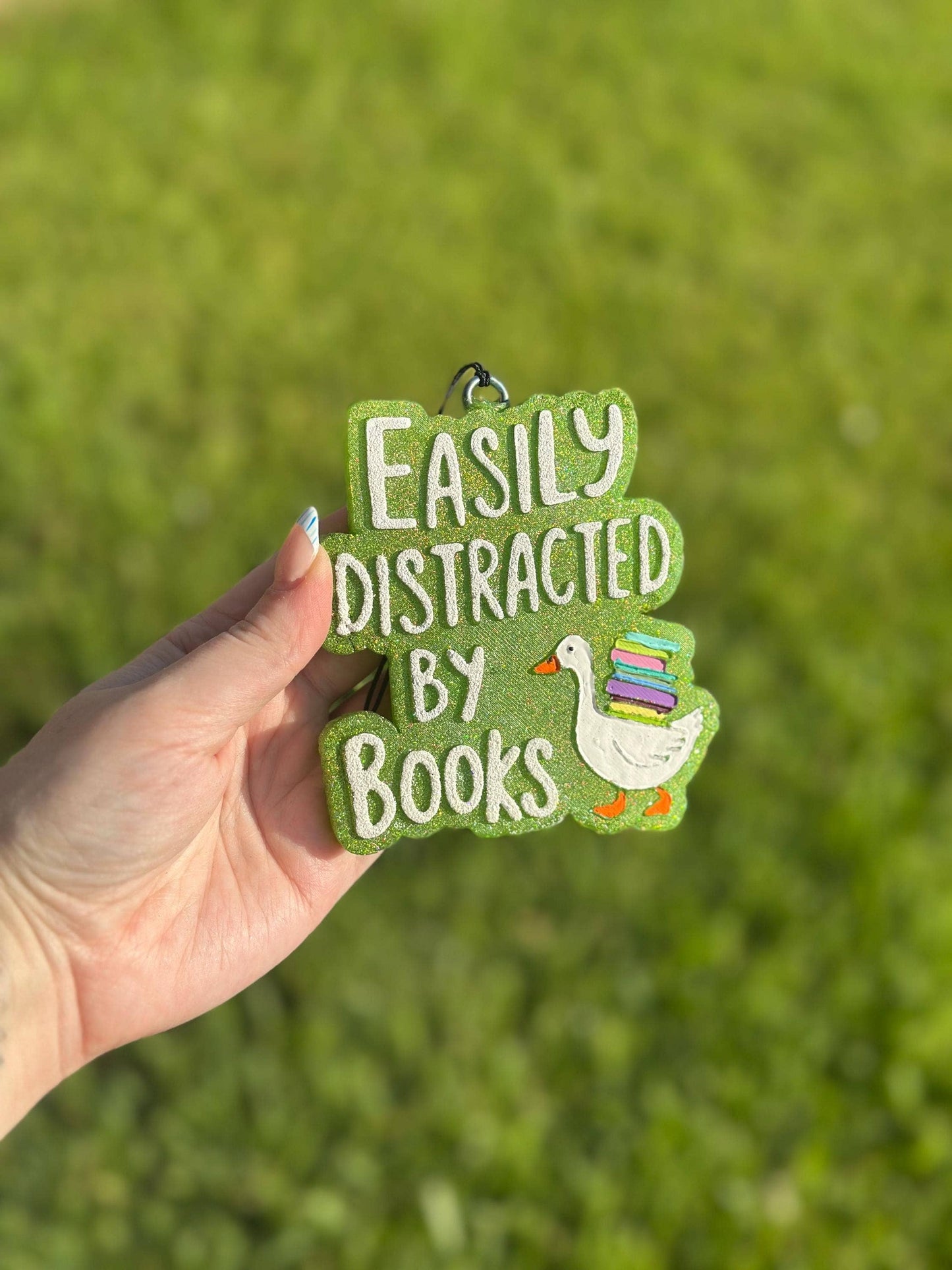 Easily Distracted by Books Freshie