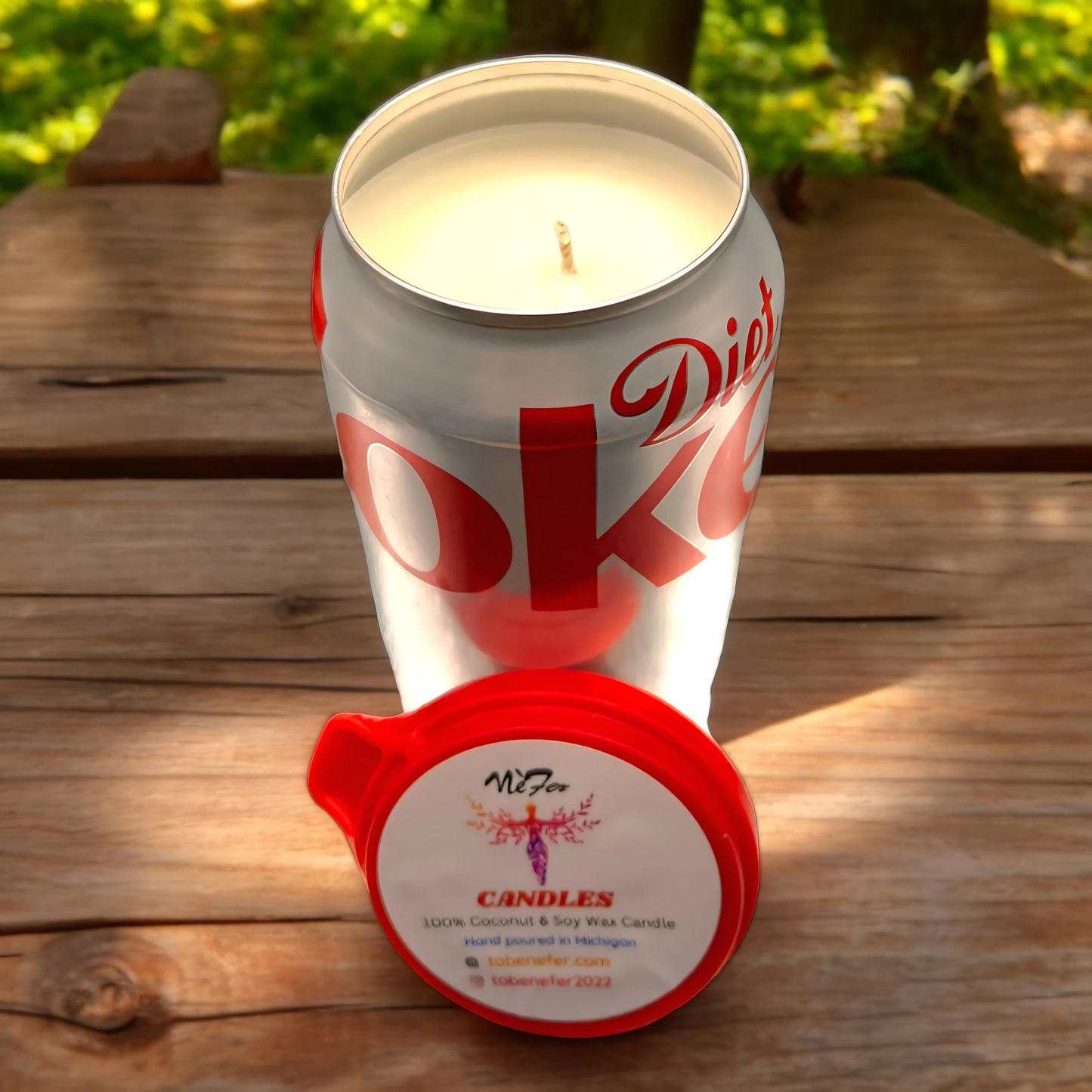 Diet Coke Can Candle – Custom Scent Soda Smell Candle: Lavender / 7.5 oz Can