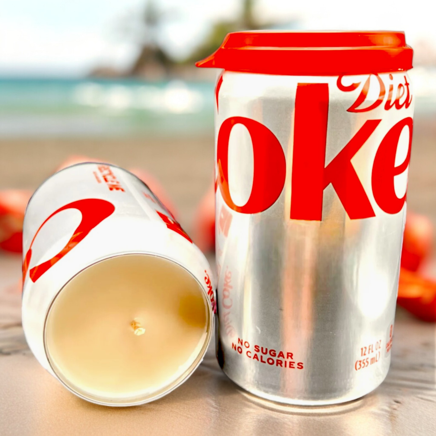 Diet Coke Can Candle – Custom Scent Soda Smell Candle: Ginger Pumpkin Tart / 7.5 oz Can