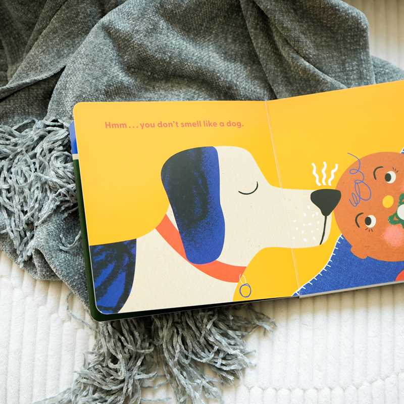 Dog's First Baby by Natalie  Nelson: Board Books; 28 pages / English