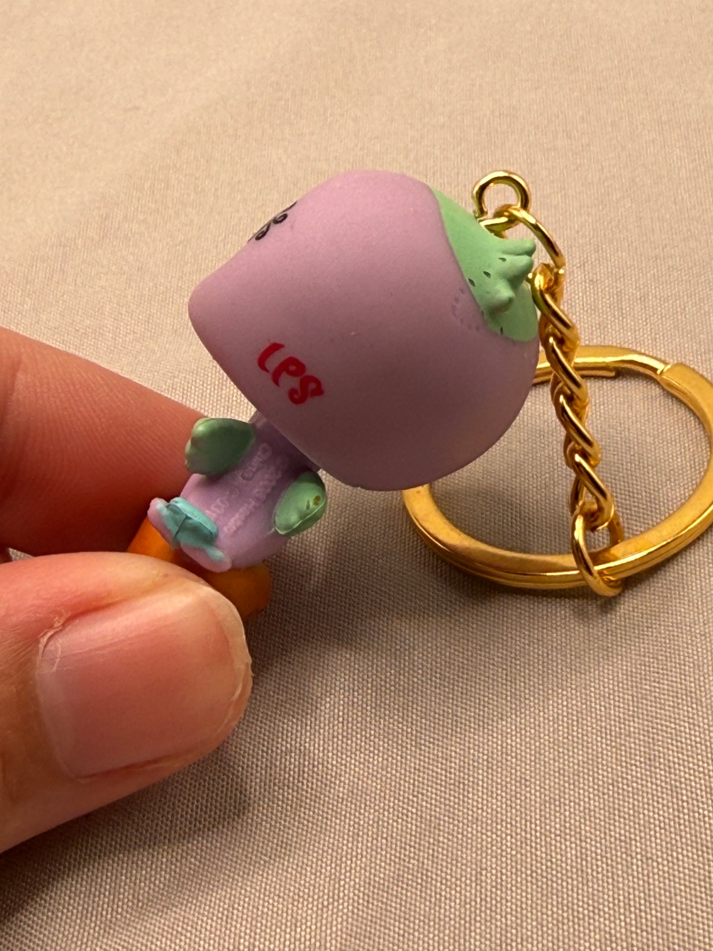 Bird Keychain | Y2K Pet Club Purple Mint Green Parakeet Gold Eyes | Y2K Retro Toy Charm Accessory