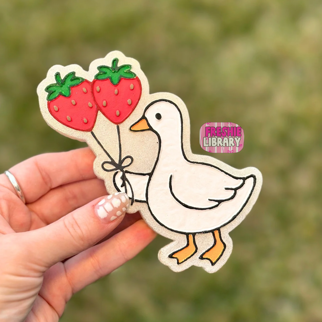 Goose- Strawberry Balloons Car Freshener
