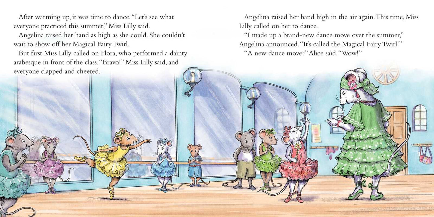 Angelina Ballerina at Ballet School by Katharine Holabird: Paperback; 24 pages / English