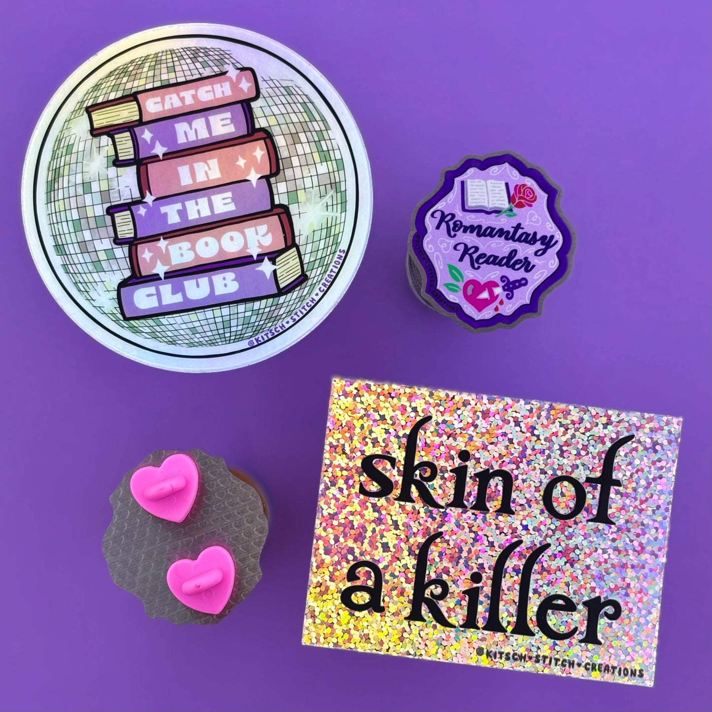 Skin of a Killer Twilight Glitter Sticker