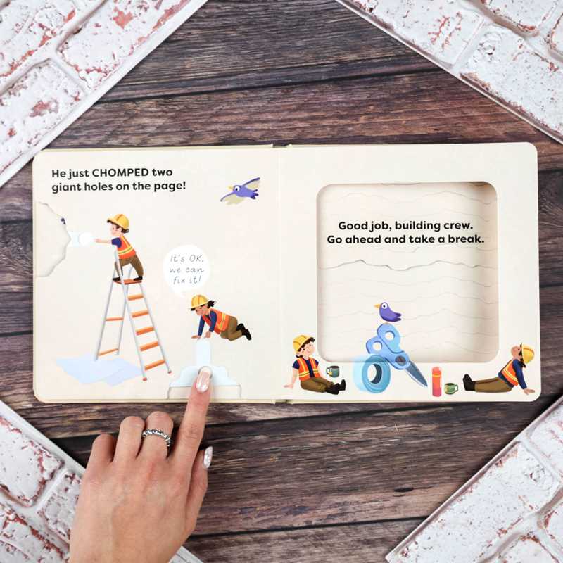 Fix This Book: A Dinosaur Broke It! by Editors of Silver Dolphin Books: Board Books; 10 pages / English