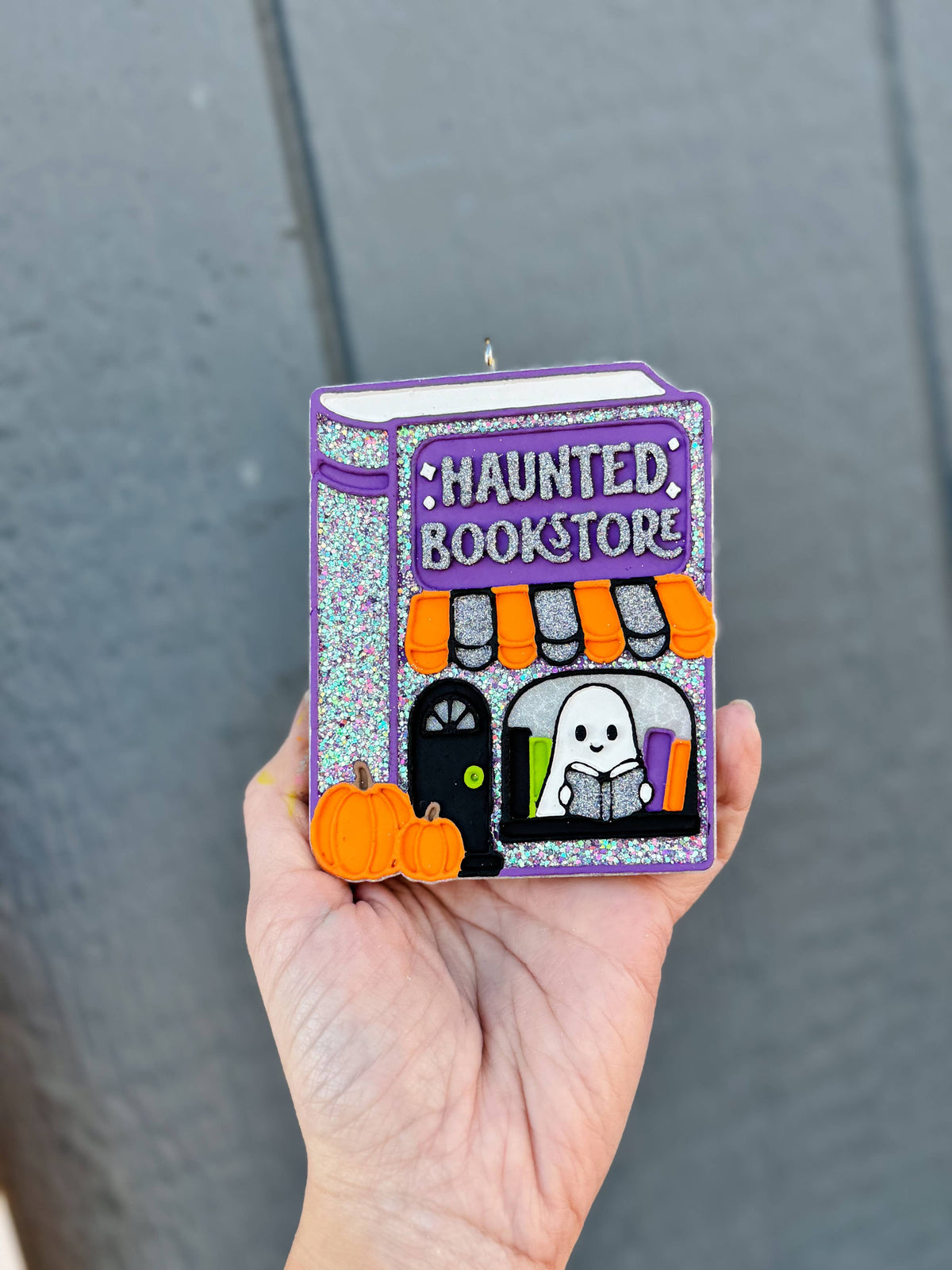 Haunted Bookstore Freshie: Blue Raspberry Jolly Rancher