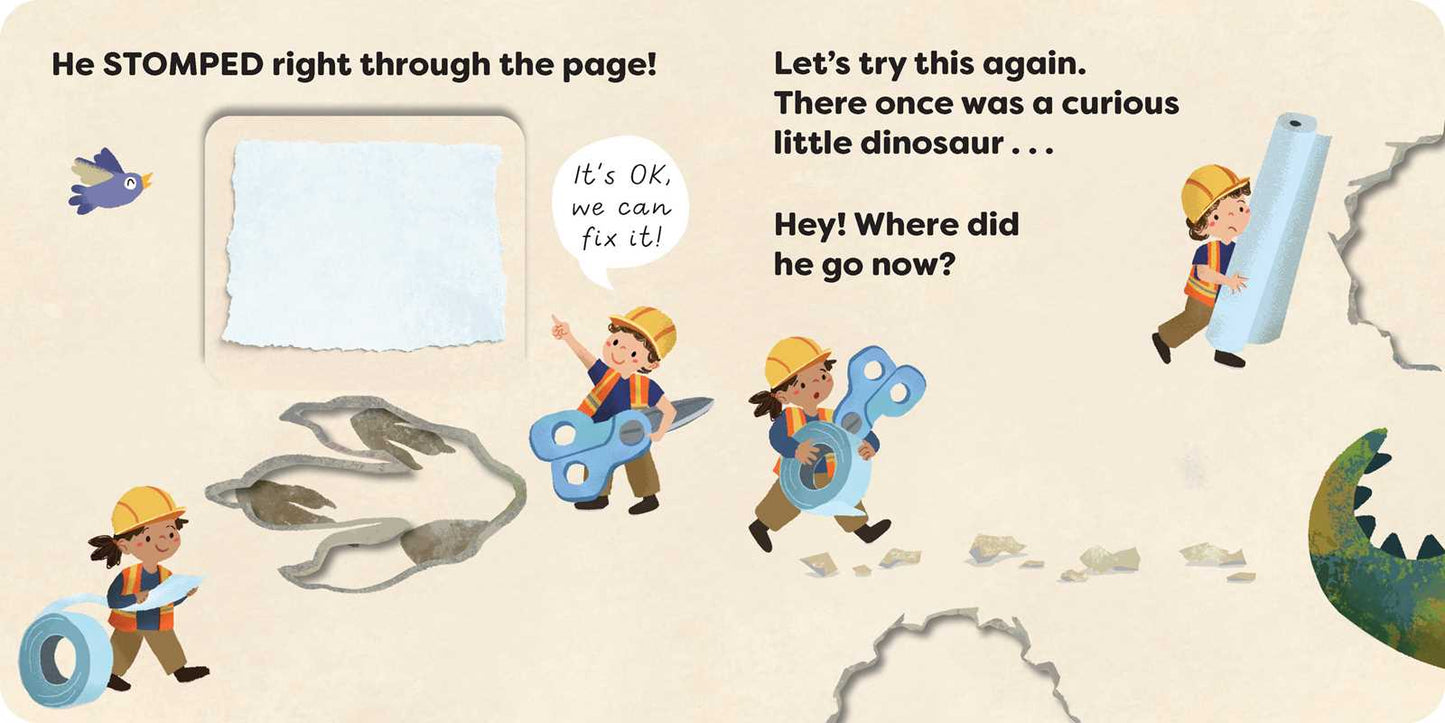 Fix This Book: A Dinosaur Broke It! by Editors of Silver Dolphin Books: Board Books; 10 pages / English