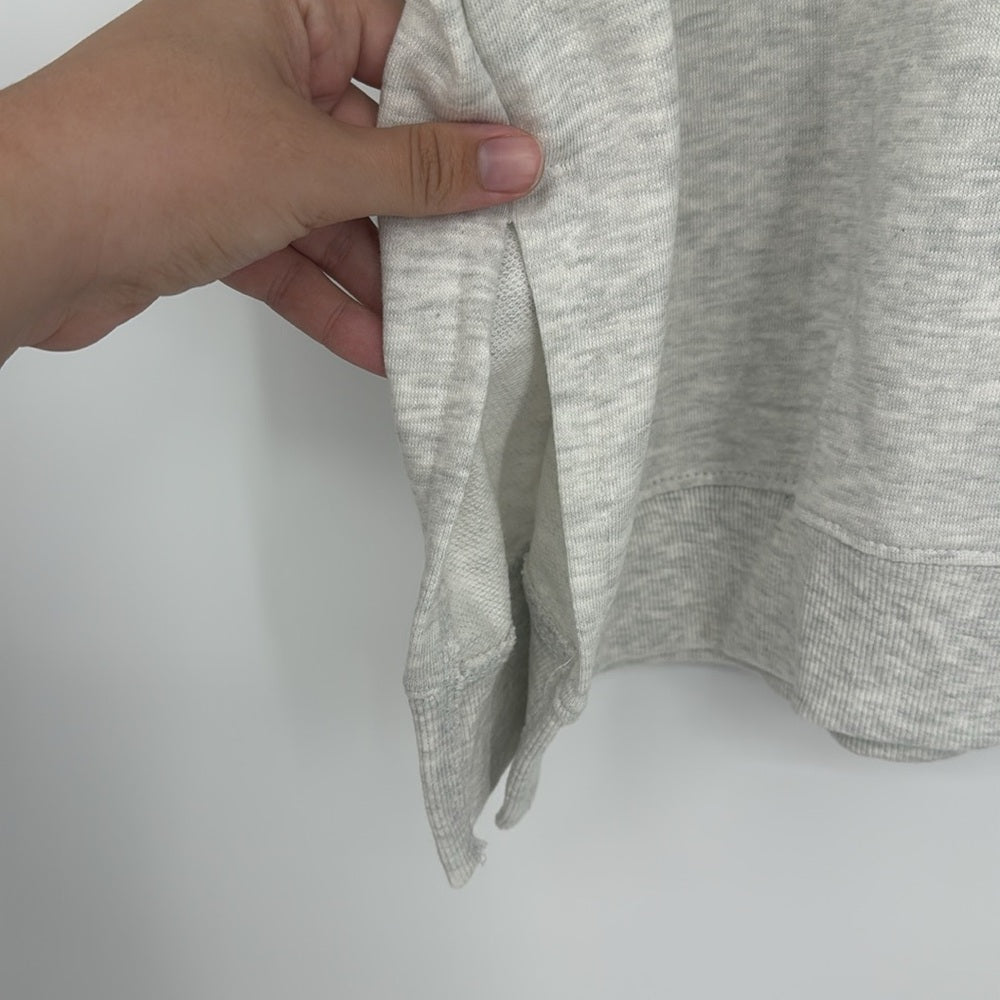 Peppermint Mocha Obsessed Christmas Top MV Sport Ash Grey Holiday Tee Sz L NWT