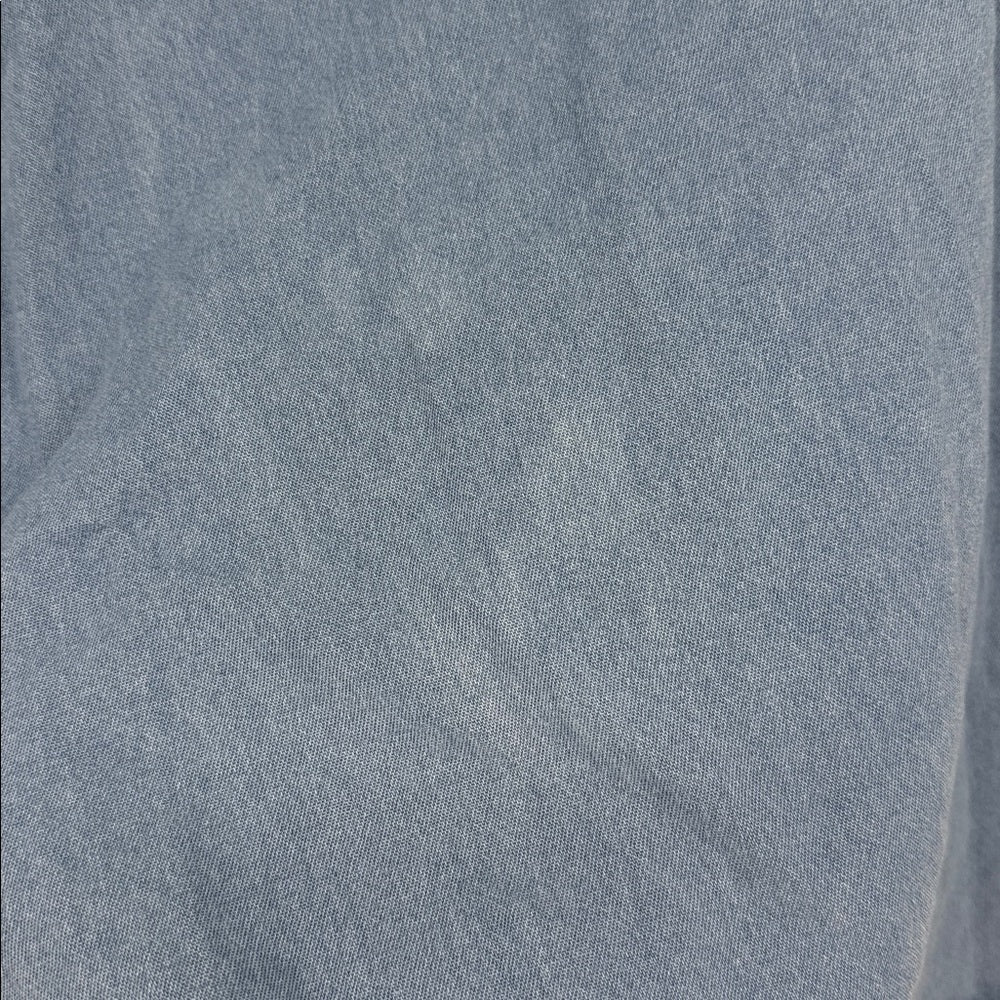 Vintage Fall Creek Halloween Embroidered Denim Shirt Ghost Witch Pumpkin Size L