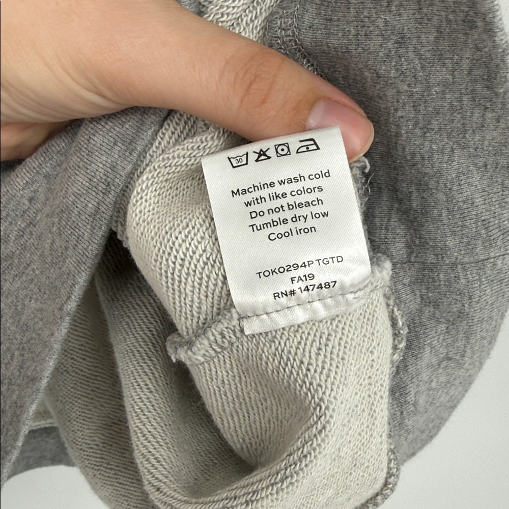 Draper James Tailgates & Touchdowns Sweatshirt Gray Graphic Pullover SZ 2X