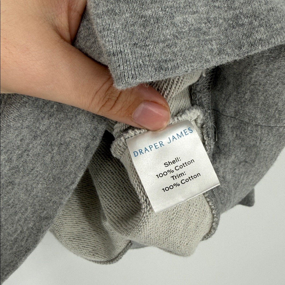 Draper James Tailgates & Touchdowns Sweatshirt Gray Graphic Pullover SZ 2X