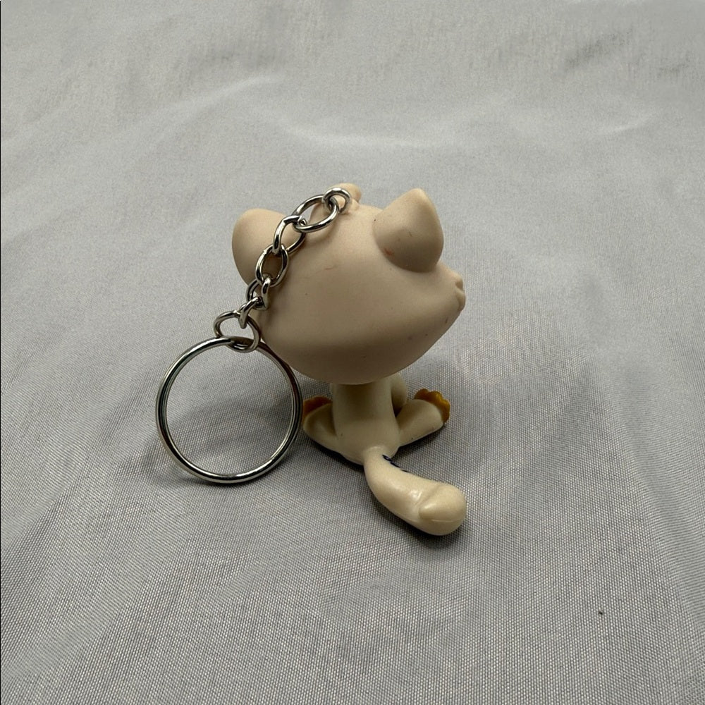 Bsck of cat keychain 